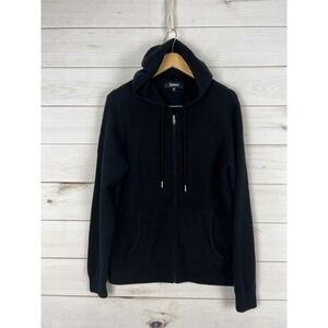 Quince Black cashmere hoodie Sweater